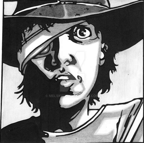 Carl Grimes Comic Style by Melski83 on DeviantArt