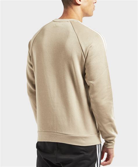 adidas Originals Crew Neck Sweatshirt in Natural for Men - Lyst