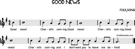 Good News - Beth's Notes