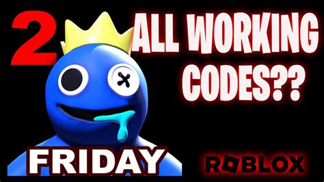 ALL WORKING CODES?? FOR 🔵 RAINBOW FRIENDS CHAPTER 2 🔴 ROBLOX /NEW UPDATE/ ROBLOX CODES IN 1 ...