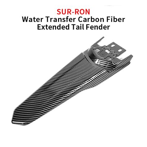 SURRON-Light-Bee-X-Water-Transfer-Carbon-Fiber-Extended-Tail-Fender-Mudguard-Electric-Motorcycle ...
