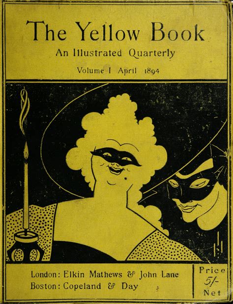 The Yellow Book, Vol. 1—Cover – Old Book Illustrations