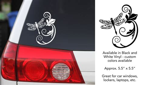 Dragonfly sticker, Dragonfly Decal, Car Sticker, Car Decal, Vinyl Decals, Dragonfly Art ...