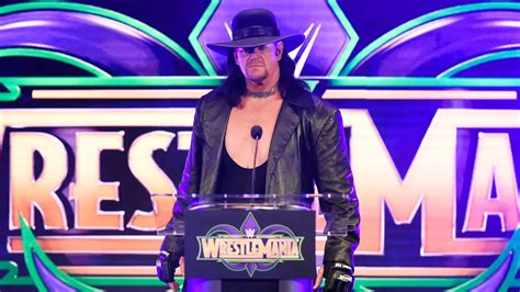 The Undertaker makes a chilling interruption at the WrestleMania 34 ...