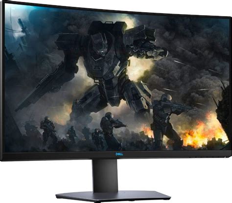 Dell 32 Inch LED Curved QHD FreeSync Monitor with HDR 2K Quad HD 2560 x 1440 Resolution 16:9 ...