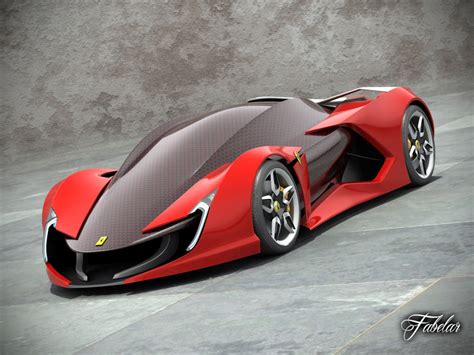 3d ferrari impronta concept car model