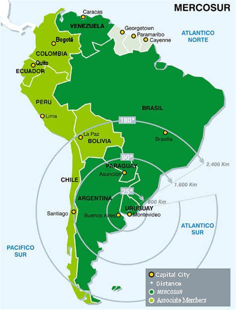 Learn World Map: Venezuela joined Mercosur Trade Bloc on July 31,2012