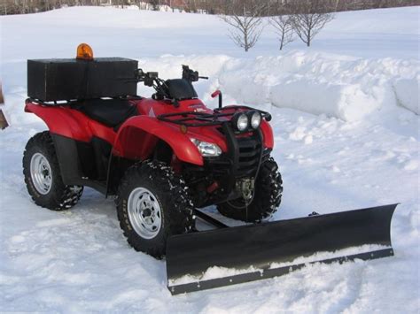 These Snow Plow Tips for Winter ATV Use | Muskoka ATV