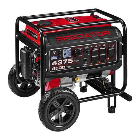 Coupons for PREDATOR 4375 Watt Gas Powered Portable Generator with CO SECURE™ Technology – CARB ...