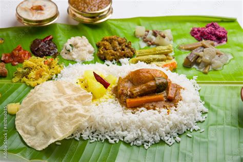 onam sadhya Stock Photo | Adobe Stock