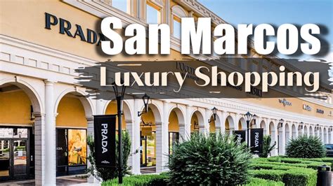 San Marcos Outlet Malls- LUXURY SHOPPING AT A DISCOUNT - YouTube