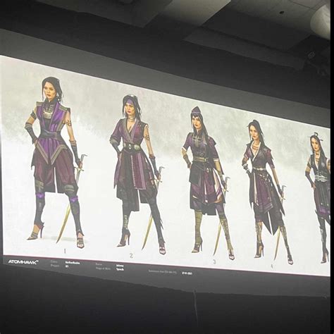 Li Mei concept art. Why are they all better than the final look? : r/MortalKombat