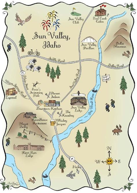 Sun Valley Idaho Map | Metro Map