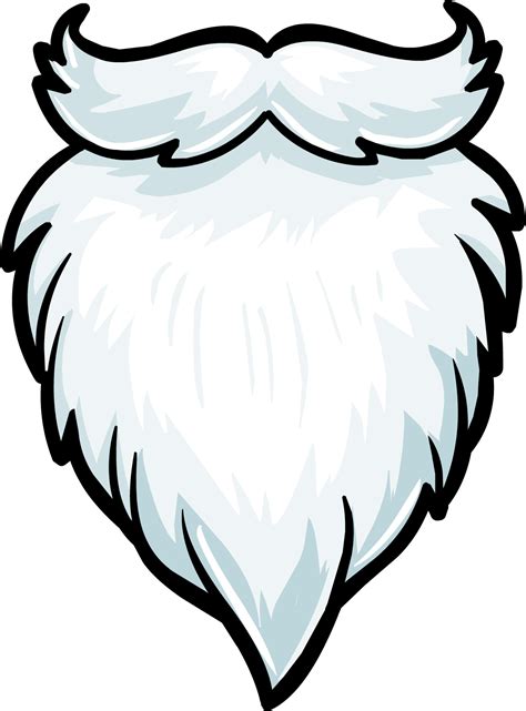 7 Best Images of Printable Santa Claus Beard - Santa Claus Beard Coloring Pages, Cotton Ball ...