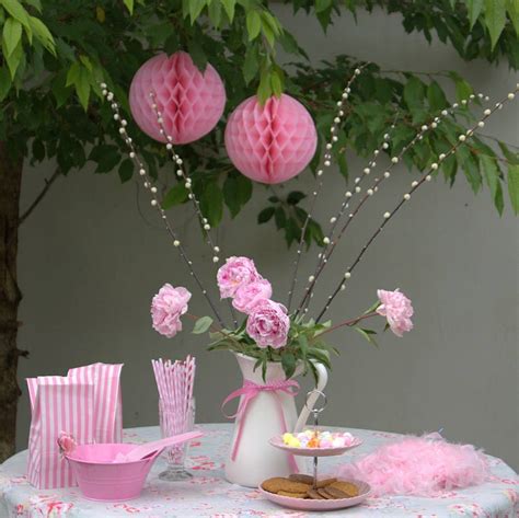 pink honeycomb party decoration by ella james | notonthehighstreet.com