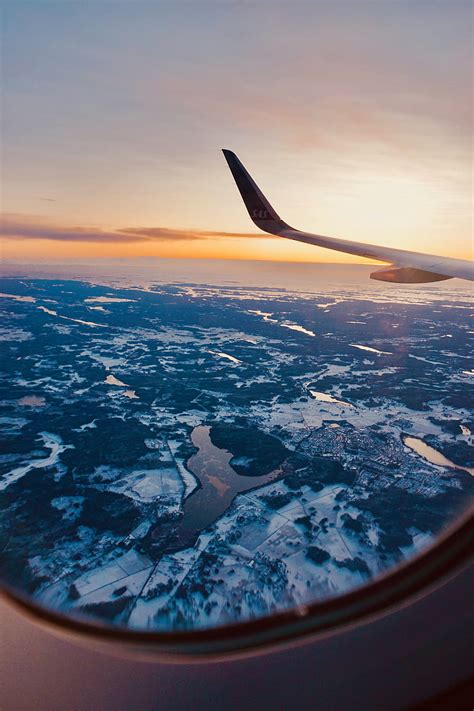 Airplane, wing, view, land, overview, HD phone wallpaper | Peakpx