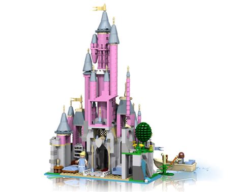 Fan creates Sleeping Beauty Castle LEGO Model. Your vote can help make ...