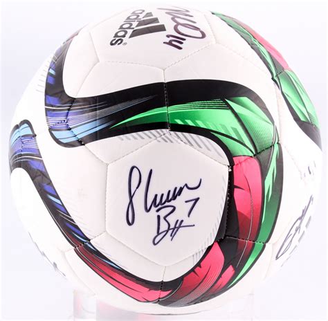 Soccer Ball Signed by (9) Becky Sauerbrunn, Carli Lloyd, Kelley O'Hara ...