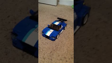 Lego blue car - YouTube