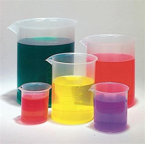 Plastic Beakers, set of 5 sizes