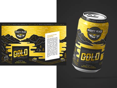 Brewery Beverage Can Design & Illustration by Darkroast.co on Dribbble