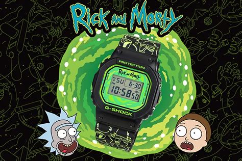 G-Shock “Rick and Morty” edition has black and neon green-yellow color scheme - DadLife Magazine