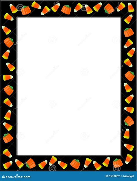 Halloween Border Candy Corn Stock Photography - Image: 6533862