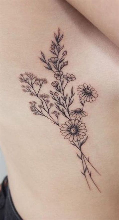 Image result for delicate bunch of flowers tattoo #beautytatoos | Tattoos for women half sleeve ...