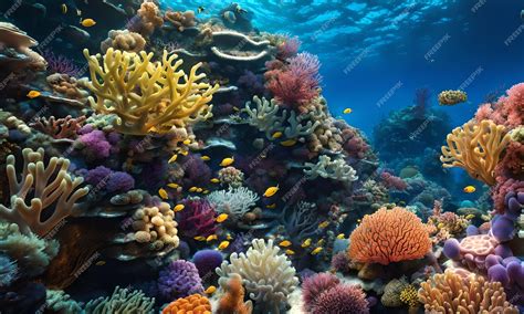 Premium AI Image | Deep Sea Coral Reefs and Biodiversity