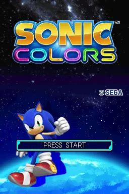 Sonic: Colors for Nintendo DS (2010) - MobyGames