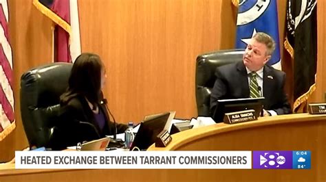 Reaction to heated exchange at Tarrant County Commissioners Court | wfaa.com