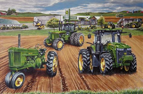 John Deere - Premier Commissioned painting by benke33 on DeviantArt