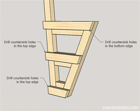 How to Make a DIY Ladder Chair (Free Plans!) | Saws on Skates®