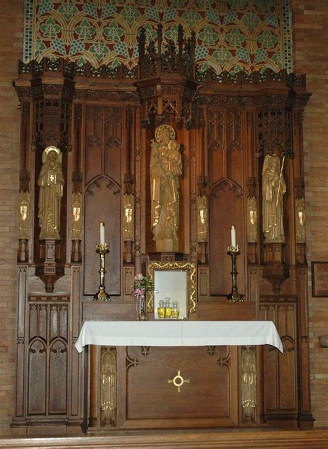 St. Joseph Altar | The St. Joseph Altar and sacramental oils… | Flickr