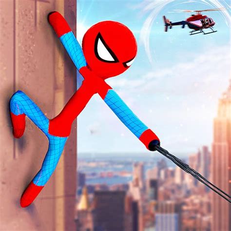 Stickman Rope Game Spiderman | Play Free Online Games for mobile, tablet and desktop.