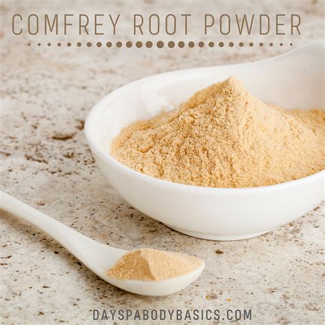 Comfrey Root Powder- Ingredient Highlight - DAYSPA Body Basics Store