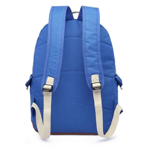 E1664 - Large Unisex Polyester School Backpack Blue