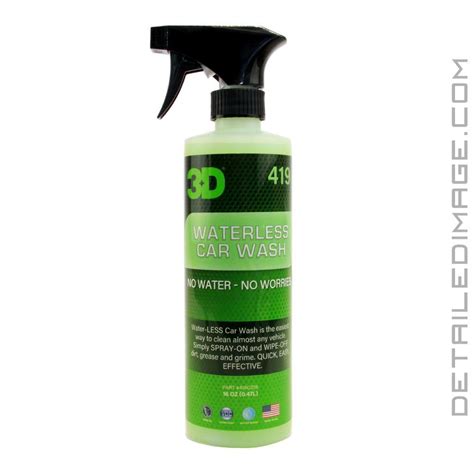 3D Waterless Car Wash - 24 oz | Free Shipping Available - Detailed Image