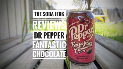 Dr Pepper Fantastic Chocolate — TheSodaJerk.net