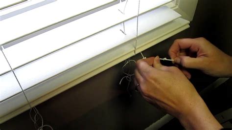 How to shorten Faux blinds - YouTube