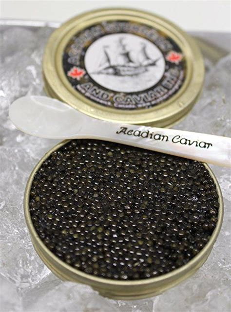 Acadian's Premium Atlantic Sturgeon Caviar (Wild & Sustainable) (1 x 30 ...