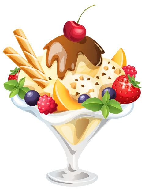 Ice Cream Sundae PNG Clipart Image | Gallery Yopriceville - High-Quality Images and Transparent ...