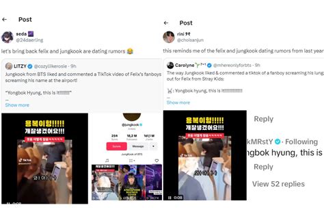 BTS' Jungkook reignites dating rumors with Stray Kids' Felix after TikTok comment