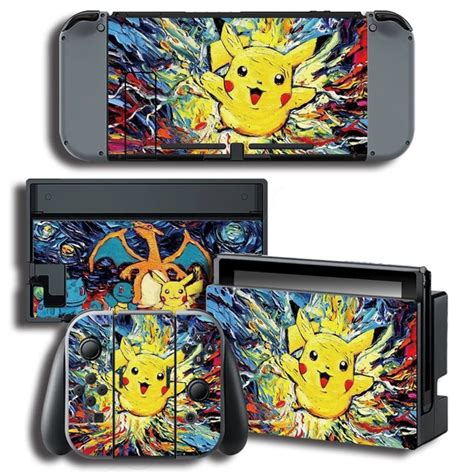 Pokemon Pikachu Vinyl Skin for Nintendo Switch Console