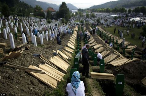 Hundreds line streets of Bosnia to pay respects to 175 victims of Srebrenica massacre as lorry ...