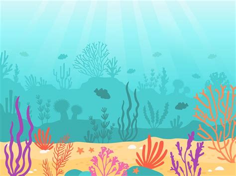 Cartoon Underwater Background