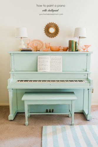 How to Paint a Piano with Chalkpaint - Your Homebased Mom