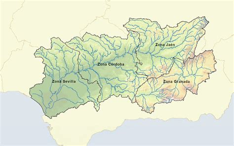 Rio Guadalquivir Mapa | Mapa