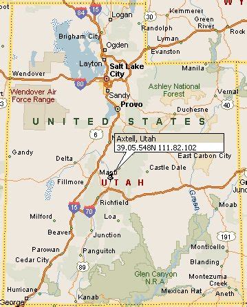 Axtell, Utah Map 4