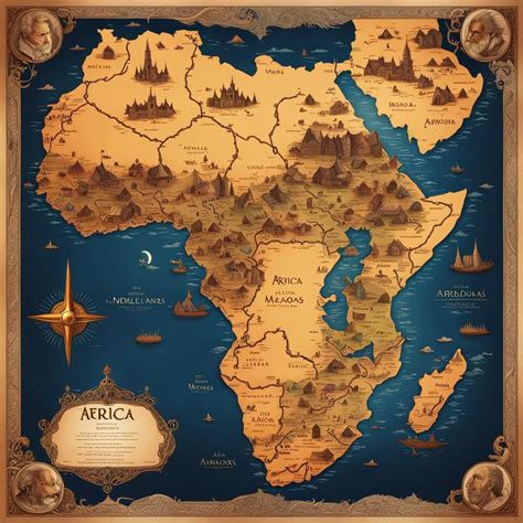 Map of Africa - AI Generated Artwork - NightCafe Creator